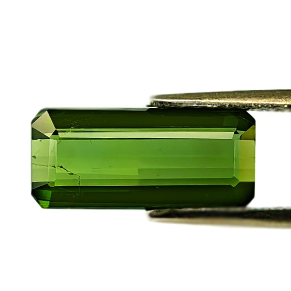 Natural Green Tourmaline 2.53 Ct. Octagon Shape 12.4 x 5.6 Mm Gemstone From Nigeria: Product ID: 807250233 Product Name: Natural Tourmaline Weight: 2.53 CT. Size: 12.4 x 5.6 x 3.6 MM. Shape: Octagon Color: Green Clarity:VSI Luster: Good Gems Origin: Nigeria Treatment: Unheated Crystal