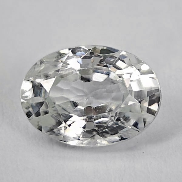 Natural White Zircon 1.25 Ct. Oval Shape 7 x 5.1 Mm. Gemstone From Cambodia: Product ID: 807742862 Product Name: Natural Zircon Weight: 1.25 CT. Size: 7 x 5.1 x 3.4 MM. Shape: Oval Color: White Clarity:VSI Luster: Good Gems Origin: Cambodia Treatment: Heated Crystal Structure:
