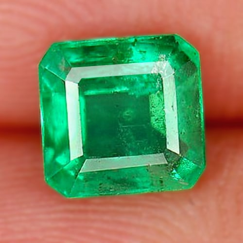 Certified Green Emerald 0.99 Ct. Octagon Shape 5.97 x 5.79 Mm. Natural Gemstone From Columbia: Product ID: 802403805 Product Name: Natural Emerald Weight: 0.99 CT. Size: 5.97 x 5.79 x 3.67 MM. Shape: Octagon Color: Green Clarity:SI1 Luster: Good Gems Origin: Columbia Treatment: Unheated Crystal