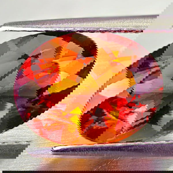 Natural Yellow Orange Citrine 3.23 Ct. Oval Shape 11.3 x 8.7 Mm Gemstone From Brazil (1 of 3)