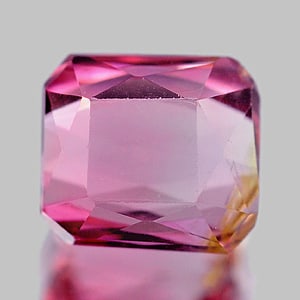Natural Purplish Pink Tourmaline 0.66 Ct. Octagon Shape 5.1 x 4.6 Mm. Gemstone From Nigeria (1 of 3)