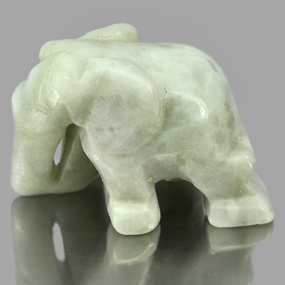 Natural Multi-Color Jade 51.64 Ct. Elephant Carving Size 26 x 18 Mm. Gemstone From Thailand: Product ID: 819813063 Product Name: Natural Jade Weight: 51.64 CT. Size: 26 x 18 x 15 MM. Shape: Elephant Carving Color: Multi-Color Clarity:Opaque Luster: Good Gems Origin: Thailand Treatment: Unheat