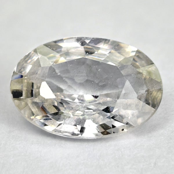 Natural White Zircon 1.01 Ct. Oval Shape 7.1 x 5.1 Mm. Gemstone From Cambodia: Product ID: 807742850 Product Name: Natural Zircon Weight: 1.01 CT. Size: 7.1 x 5.1 x 2.9 MM. Shape: Oval Color: White Clarity:VSI Luster: Good Gems Origin: Cambodia Treatment: Heated Crystal Structur