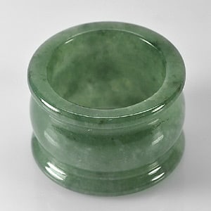 Natural Green Jade Ring 56.05 Ct. Size 9.5 Gemstone From Thailand: Product ID: 819808545 Product Name: Natural Jade Weight: 56.05 CT. Size: 26 x 26 x 16 MM. Shape: See As On Picture Color: White Green Clarity:Opaque Luster: Good Gems Origin: Thailand Treatment: Unhea