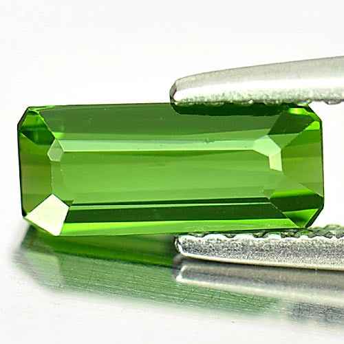 Natural Green Tourmaline 0.82 Ct. Octagon Shape 8.8 x 3.8 Mm Gemstone From Nigeria: Product ID: 807245297 Product Name: Natural Tourmaline Weight: 0.82 CT. Size: 8.8 x 3.8 x 2.6 MM. Shape: Octagon Color: Green Clarity:VSI Luster: Good Gems Origin: Nigeria Treatment: Unheated Crystal 