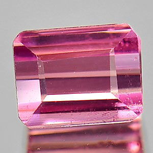 Natural Pink Tourmaline 0.72 Ct. Octagon Shape 5.6 x 4.3 Mm Gemstone From Nigeria (1 of 3)