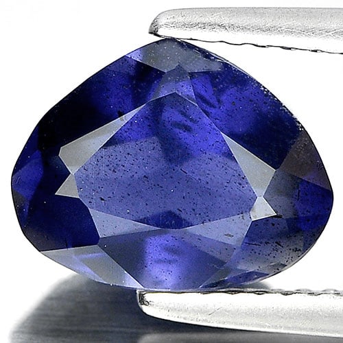 Natural Violet Blue Iolite 1.93 Ct. Pear Shape 10 x 8 Mm. Gemstone Unheated From Madagascar: Product ID: 803804313 Product Name: Natural Iolite Weight: 1.93 CT. Size: 10 x 8 x 5 MM. Shape: Pear Color: Blue Clarity:VSI Luster: Good Gems Origin: Madagascar Treatment: Unheated Crystal Structure: