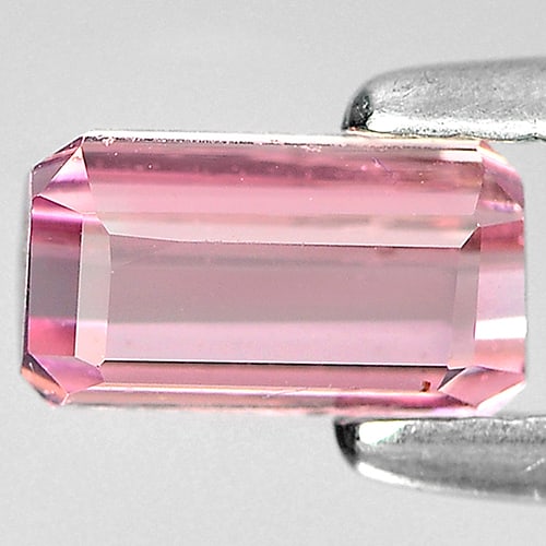 Natural Pink Tourmaline 0.65 Ct. Octagon Shape 6.4 x 3.6 Mm. Gemstone From Nigeria (1 of 3)