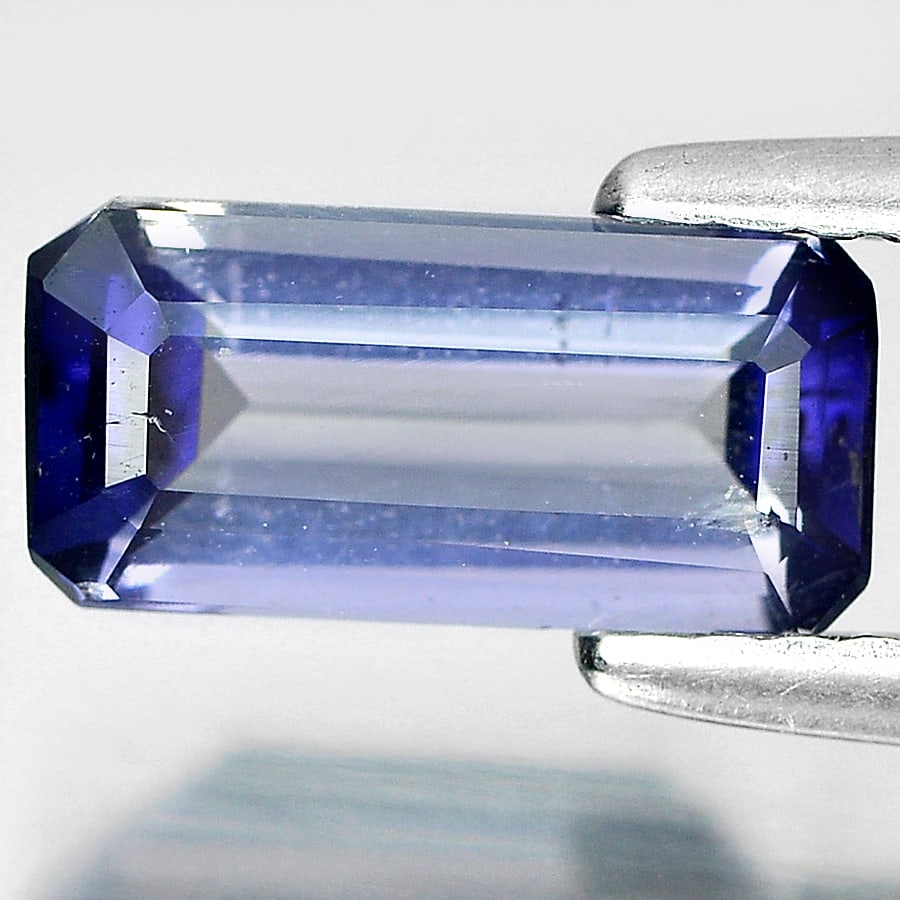 Natural Violet Blue Iolite 1.13 Ct. Octagon Shape 9.6 x 4.7 Mm Gemstone From Madagascar: Product ID: 803804348 Product Name: Natural Iolite Weight: 1.13 CT. Size: 9.6 x 4.7 x 3.5 MM. Shape: Octagon Color: Violet Blue Clarity:VSI Luster: Good Gems Origin: Madagascar Treatment: Unheated Cry