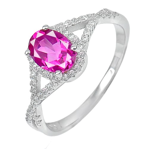 Natural Pink Topaz 925 Sterling Silver jewelry 2.83 Grams Ring Size 7: Product ID: 200106931 Product Type: 925 Sterling Silver Fine Jewelry Jewelry Weight: 2.83 Grams. Ring Size: 7 Resizable(Fee) Gemstones Color: Pink Metal: Solid Silver 92.5%. Gemstone Detail: Oval Pink