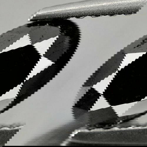 Natural Black Loose Diamond 1.21 Ct. Round Brilliant Cut Size 6.3 Mm