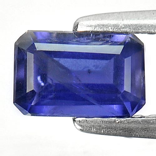 Natural Violet Blue Iolite 0.81 Ct. Octagon Shape 7.2 x 4.7 Mm. Gemstone From Madagascar: Product ID: 803804522 Product Name: Natural Iolite Weight: 0.81 CT. Size: 7.2 x 4.7 x 3.5 MM. Shape: Octagon Color: Violet Blue Clarity:VSI Luster: Good Gems Origin: Madagascar Treatment: Unheated Cry