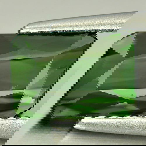 Natural Green Tourmaline 1.78 Ct. VS Octagon Shape 8.4 x 5.7 Mm. Gemstone From Nigeria (1 of 3)