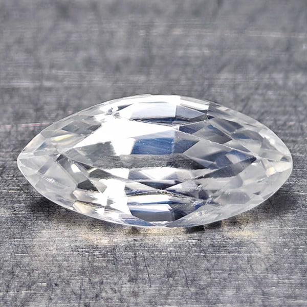 Natural White Zircon 0.98 Ct. Marquise Shape 8.3 x 4.1 Mm Gemstones From Cambodia: Product ID: 807742873 Product Name: Natural Zircon Weight: 0.98 CT. Size: 8.3 x 4.1 x 3.1 MM. Shape: Marquise Color: White Clarity:VSI Luster: Very Good Gems Origin: Cambodia Treatment: Heated Crystal