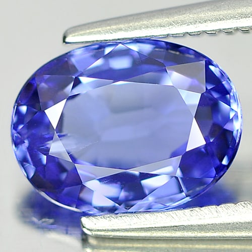 Natural Violetish Blue Tanzanite 1.42 Ct. Oval Shape 8.2 x 6.2 Mm. Gemstone From Tanzania: Product ID: 807006377 Product Name: Natural Tanzanite Weight: 1.42 CT. Size: 8.2 x 6.2 x 3.5 MM. Shape: Oval Color: Violetish Blue Clarity:VSI Luster: Very Good Gems Origin: Tanzania Treatment: Heated