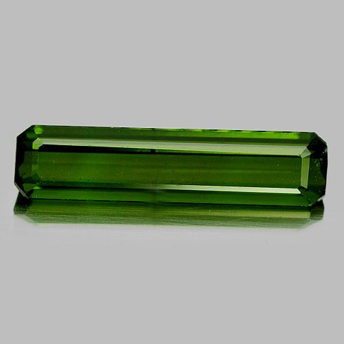 Natural Unheated Green Tourmaline 1.82 Ct Octagon Shape 15.4 x 3.7 Mm. Gemstone From Nigeria: Product ID: 807245394 Product Name: Natural Tourmaline Weight: 1.82 CT. Size: 15.4 x 3.7 x 3.1 MM. Shape: Octagon Color: Green Clarity:VSI Luster: Good Gems Origin: Nigeria Treatment: Unheated Crystal