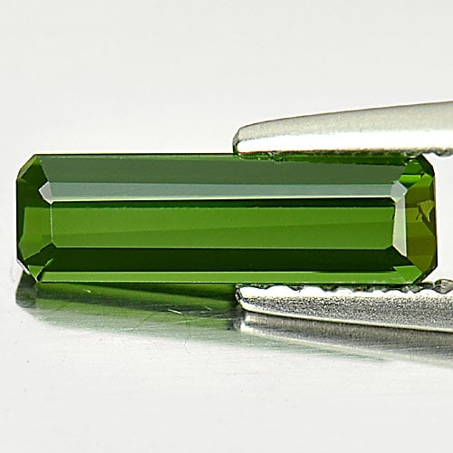Natural Green Tourmaline 1.02 Ct. Octagon Shape 11 x 3.5 Mm Gemstone From Nigeria: Product ID: 807245774 Product Name: Natural Tourmaline Weight: 1.02 CT. Size: 11 x 3.5 x 2.8 MM. Shape: Octagon Color: Green Clarity:VSI Luster: Good Gems Origin: Nigeria Treatment: Unheated Crystal S