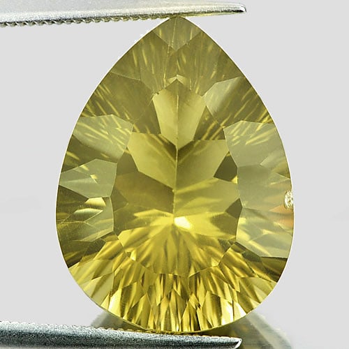 Natural Yellow Lemon Quartz 14.82 Ct. Pear Concave Cut 20.1 x 15 Mm Gemstone Unheated From Brazil: Product ID: 805526067 Product Name: Natural Quartz Weight: 14.82 CT. Size: 20.1 x 15 x 10.1 MM. Shape: Pear Concave Cut Color: Yellow Clarity:SI Luster: Good Gems Origin: Brazil Treatment: Unheated Cr