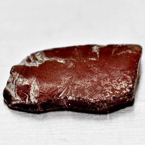 Natural Purplish Pink Rhodolite Garnet 6.06 Ct. Rough Size 17.9 x 8.5 Mm. Gemstone From Madagascar (1 of 3)