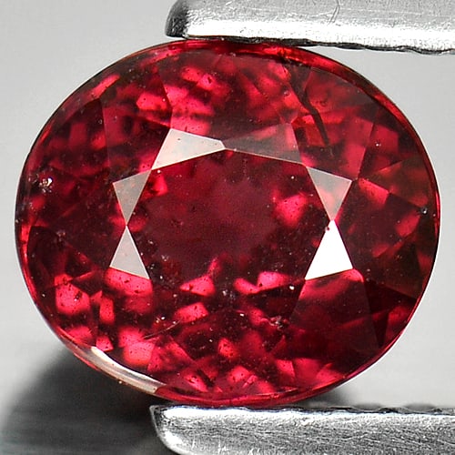 Natural Purplish Red Rhodolite Garnet 1.71 Ct. Oval Shape 7 x 6.1 Mm Gemstone From Madagascar: Product ID: 802925979 Product Name: Natural Rhodolite Weight: 1.71 CT. Size: 7 x 6.1 x 4.8 MM. Shape: Oval Color: Purplish Red Clarity:SI Luster: Good Gems Origin: Madagascar Treatment: Unheated Cryst