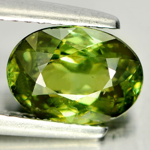 Natural Green Demantoid Garnet 2.10 Ct. Oval Shape 8.8 x 6.4 Mm. Gemstone From Madagascar: Product ID: 802925933 Product Name: Natural Demantoid Weight: 2.10 CT. Size: 8.8 x 6.4 x 4.3 MM. Shape: Oval Color: Green Clarity:SI Luster: Good Gems Origin: Madagascar Treatment: Unheated Crystal St