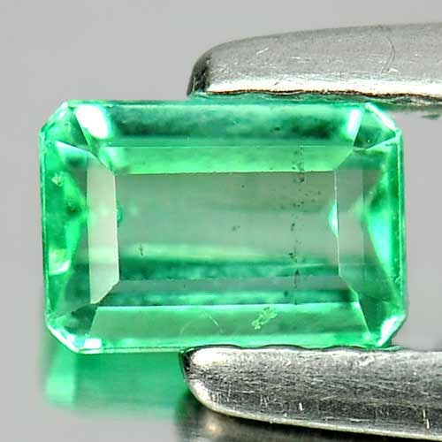 Natural Green Emerald 0.34 Ct. Octagon Shape 4.8 x 3.3 Mm. Gemstone From Columbia: Product ID: 802402994 Product Name: Natural Emerald Weight: 0.34 CT. Size: 4.8 x 3.3 x 2.5 MM. Shape: Octagon Color: Green Clarity:SI Luster: Good Gems Origin: Columbia Treatment: Unheated Crystal Str