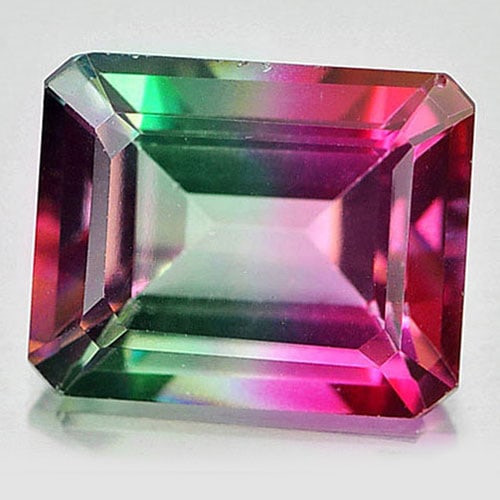 Natural Bi Color Topaz 7.60 Ct. VS Octagon Shape 12 x 10 Mm. Gemstone From Brazil: Product ID: 807159716 Product Name: Natural Topaz Weight: 7.60 CT. Size: 12 x 10 x 6.6 MM. Shape: Octagon Color: Bi-Color Clarity:VS Luster: Good Gems Origin: Brazil Treatment: Treated Crystal Structu