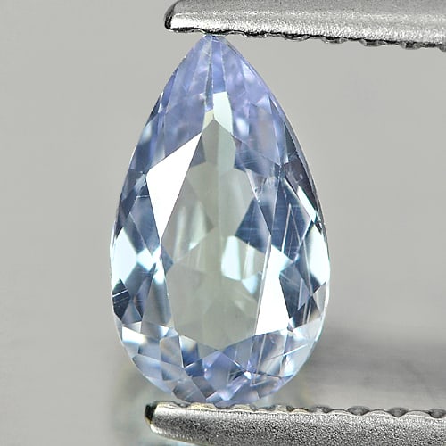 Natural Violetish Blue Tanzanite 0.73 Ct. Pear Shape 8 x 4.7 Mm. Gemstone From Tanzania: Product ID: 807006991 Product Name: Natural Tanzanite Weight: 0.73 CT. Size: 8 x 4.7 x 2.8 MM. Shape: Pear Color: Violetish Blue Clarity:VSI Luster: Good Gems Origin: Tanzania Treatment: Heated Crysta