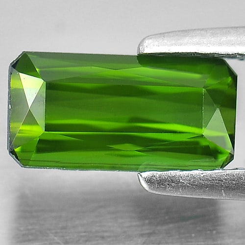 Natural Green Tourmaline 1.24 Ct. VVS Octagon Shape 9.1 x 4.7 Mm. Gemstone From Nigeria: Product ID: 807242191 Product Name: Natural Tourmaline Weight: 1.24 CT. Size: 9.1 x 4.7 x 3.3 MM. Shape: Octagon Color: Green Clarity:VSI Luster: Good Gems Origin: Nigeria Treatment: Unheated Crystal 