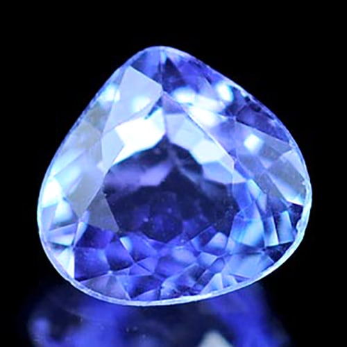 Natural Violetish Blue Tanzanite 0.50 Ct. VVS Pear Shape 5.3 x 5.7 Mm. Gemstone From Tanzania: Product ID: 807007507 Product Name: Natural Tanzanite Weight: 0.50 CT. Size: 5.3 x 5.7 x 2.5 MM. Shape: Pear Color: Violetish Blue Clarity:VVS Luster: Good Gems Origin: Tanzania Treatment: Heated Crys