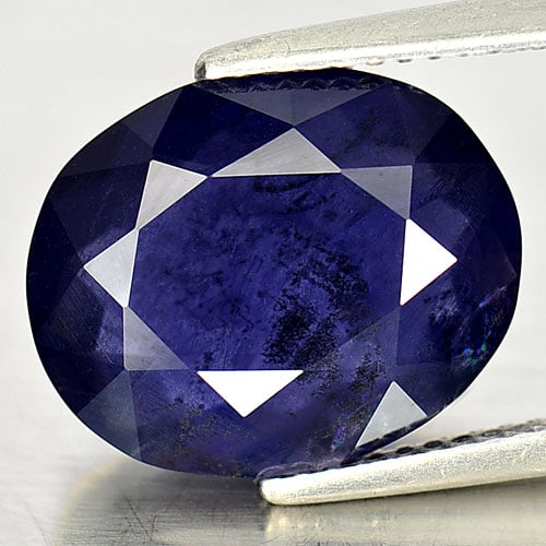 Natural Violet Blue Iolite 6.32 Ct. Oval Shape 14.4 x 11.8 Mm. Gemstone From Madagascar: Product ID: 803803892 Product Name: Natural Iolite Weight: 6.32 CT. Size: 14.4 x 11.8 x 6.3 MM. Shape: Oval Color: Blue Clarity:SI2 Luster: Good Gems Origin: Mardagascar Treatment: Unheated Crystal St