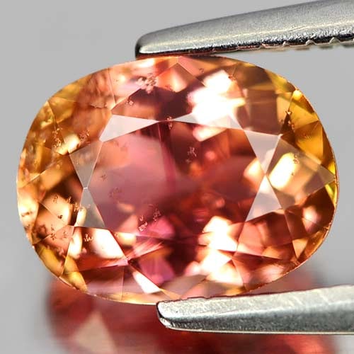 Natural Party Color Tourmaline 1.66 Ct. Oval Shape 8 x 6 Mm Gemstone Unheated From Nigeria: Product ID: 807241535 Product Name: Natural Tourmaline Weight: 1.66 CT. Size: 8 x 6 x 5 MM. Shape: Oval Color: Party Color Clarity:SI1 Luster: Very Good Gems Origin: Nigeria Treatment: Unheated Crysta