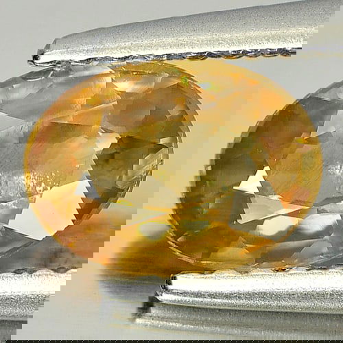 Natural Gemstone Yellow Zircon 1.02 Ct. Oval Shape 7.1 x 5.1 Mm. Gemstone From Cambodia: Product ID: 807726828 Product Name: Natural Zircon Weight: 1.02 CT. Size: 7.1 x 5.1 x 2.7 MM. Shape: Oval Color: Yellow Clarity:SI Luster: Good Gems Origin: Cambodia Treatment: Heated Crystal Structur