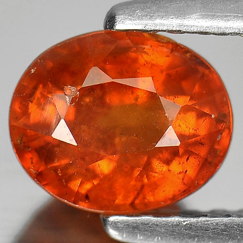 Natural Orange Spessartine Garnet 1.57 Ct. Oval Shape 6.8 x 5.6 Mm. Gemstone From Nigeria: Product ID: 802916712 Product Name: Natural Spessartine Weight: 1.57 CT. Size: 6.8 x 5.6 x 4.5 MM. Shape: Oval Color: Orange Clarity:SI Luster: Good Gems Origin: Nigeria Treatment: Unheated Crystal St