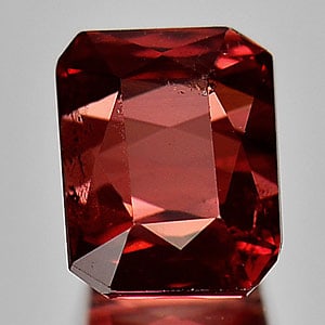 Natural Purplish Red Tourmaline 2.00 Ct. Octagon Shape 5.7 x 7.3  Mm. Unheated Gemstone From Nigeria (1 of 3)