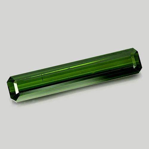 Natural Green Tourmaline 2.19 Ct. VS Octagon Shape 19.8 x 4 Mm. Gemstone From Nigeria: Product ID: 807245107 Product Name: Natural Tourmaline Weight: 2.19 CT. Size: 19.8 x 4 x 2.6 MM. Shape: Octagon Color: Green Clarity:VS Luster: Very Good Gems Origin: Nigeria Treatment: Unheated Cryst