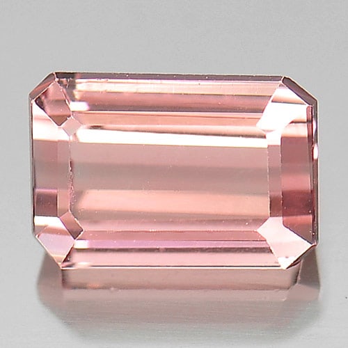Natural Pink Tourmaline 1.24 Ct. Octagon Shape 7 x 4.8 Mm. Gemstone From Nigeria (1 of 3)