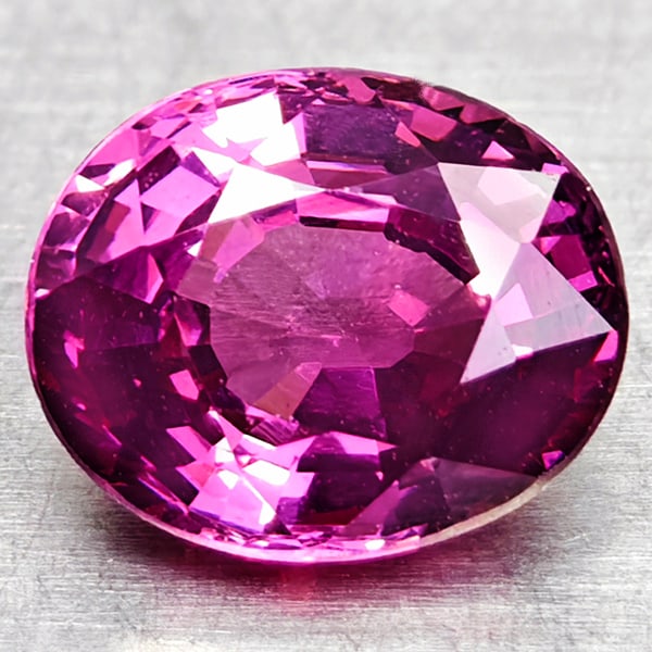 Natural Purplish Pink Rhodolite Garnet 1.15 Ct. Oval Shape 6.7 x 5.5 Mm Gemstone From Madagascar: Product ID: 802936506 Product Name: Natural Rhodolite Weight: 1.15 CT. Size: 6.7 x 5.5 x 3.8 MM. Shape: Oval Color: Purplish Pink Clarity:VSI Luster: Very Good Gems Origin: Madagascar Treatment: Unhea