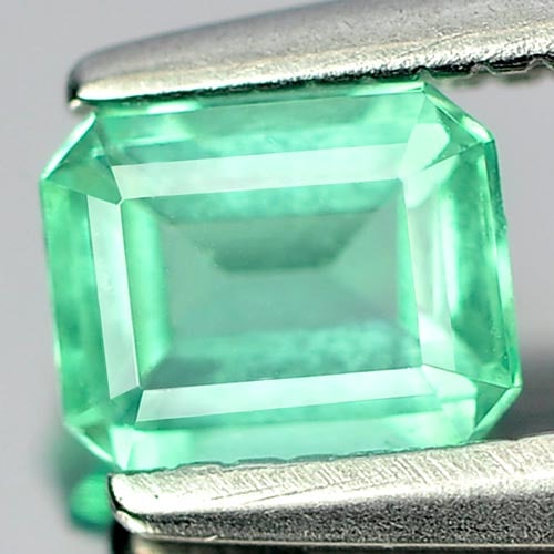 Natural Green Emerald 0.34 Ct. Octagon Shape 4.8 x 4 Mm. Gemstone From Columbia: Product ID: 802403020 Product Name: Natural Emerald Weight: 0.34 CT. Size: 4.8 x 4 x 2.5 MM. Shape: Octagon Color: Green Clarity:SI Luster: Good Gems Origin: Columbia Treatment: Unheated Crystal Struc