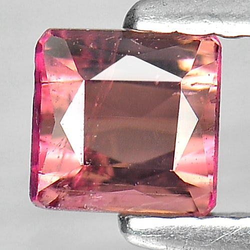 Natural Pink Tourmaline 0.74 Ct. Octagon Shape 4.6 x 4.6 Mm Gemstone from Nigeria (1 of 3)