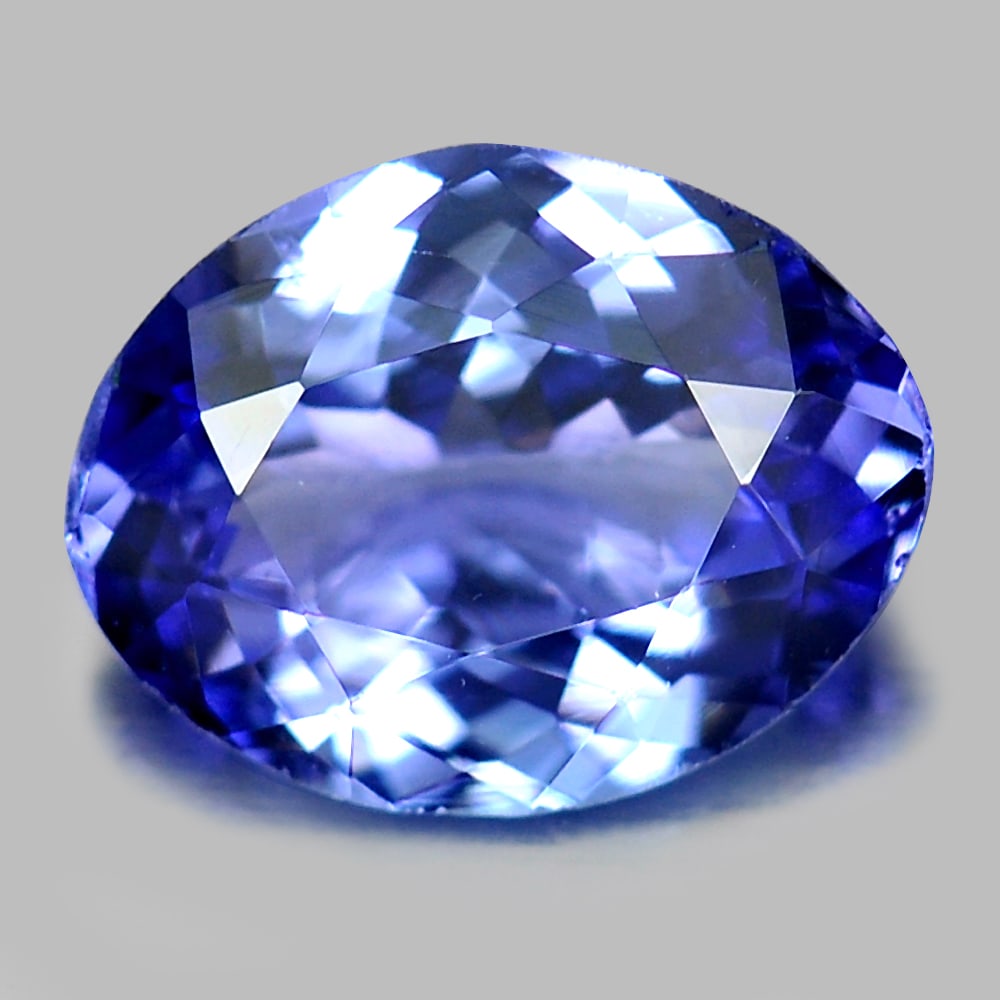Natural Violetish Blue Tanzanite 1.53 Ct. Oval Shape 8.9 x 6.9 Mm Gemstone From Tanzania: Product ID: 807009011 Product Name: Natural Tanzanite Weight: 1.53 CT. Size: 8.9 x 6.9 x 3.8 MM. Shape: Oval Color: Violetish Blue Clarity:VVS Luster: Good Gems Origin: Tanzania Treatment: Heated Crys