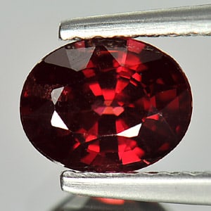 Natural Purple Red Rhodolite Garnet 1.21 Ct. Oval Shape 6.9 x 5.5 Mm Gemstone From Madagascar: Product ID: 802926700 Product Name: Natural Rhodolite Weight: 1.21 CT. Size: 6.9 x 5.5 x 3.8 MM. Shape: Oval Color: Purple Red Clarity:VVS Luster: Good Gems Origin: Madagascar Treatment: Unheated Crys