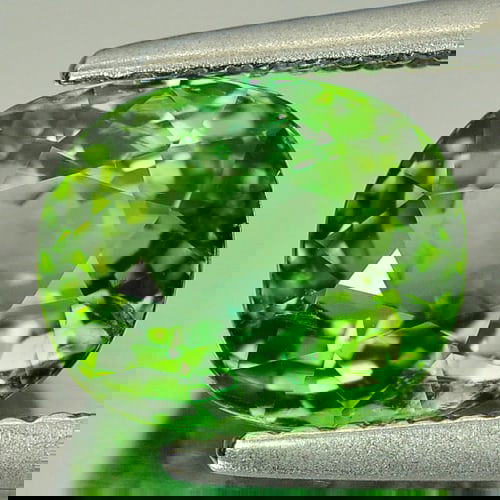 Natural Green Tourmaline 2.49 Ct. Oval Shape 8.3 x 7 Mm. Gemstone From Nigeria (1 of 3)