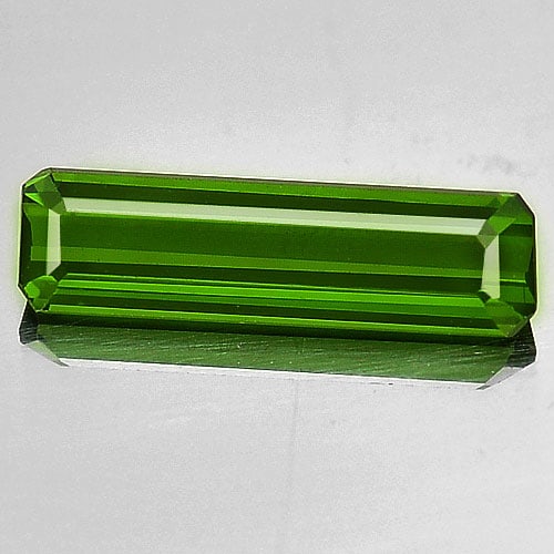Natural Green Tourmaline 1.16 Ct. Clean Octagon Shape 12.4 x 3.5 Mm. Gemstone Unheated From Nigeria: Product ID: 807245750 Product Name: Natural Tourmaline Weight: 1.16 CT. Size: 12.4 x 3.5 x 2.7 MM. Shape: Octagon Color: Green Clarity:IF Luster: Very Good Gems Origin: Nigeria Treatment: Unheated Cry