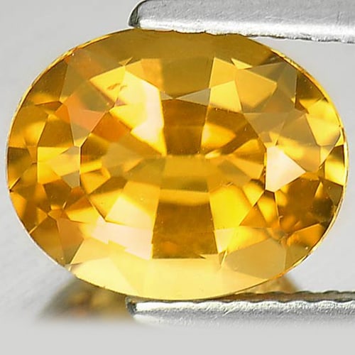 Natural Yellow Citrine 2.35 Ct VS Oval Shape 10 x 8 Mm. Gemstone Unheated From Brazil: Product ID: 801811333 Product Name: Natural Citrine Weight: 2.35 CT. Size: 10 x 8 x 5.5 MM. Shape: Oval Color: Yellow Clarity:VS Luster: Good Gems Origin: Brazil Treatment: Unheated Crystal Structure: