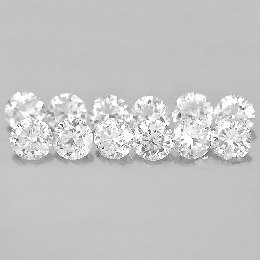 Natural Loose Diamond 0.12 Ct 12 Pcs. Round Brilliant Cut Size 1.3 Mm. From Belgium: Product ID: 802102712 Product Name: Excellent Product Type: 925 Sterling Silver Fine Jewelry Jewelry Weight: 0.12 Grams. Gemstones Color: D Metal: Solid Silver 92.5%. Gemstone Detail: At Your Service: