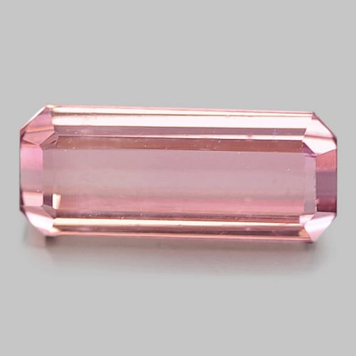 Natural Pink Tourmaline 0.55 Ct. VVS Octagon Shape 7.8 x 3.2 Mm. Gemstone Unheated From Nigeria (1 of 3)