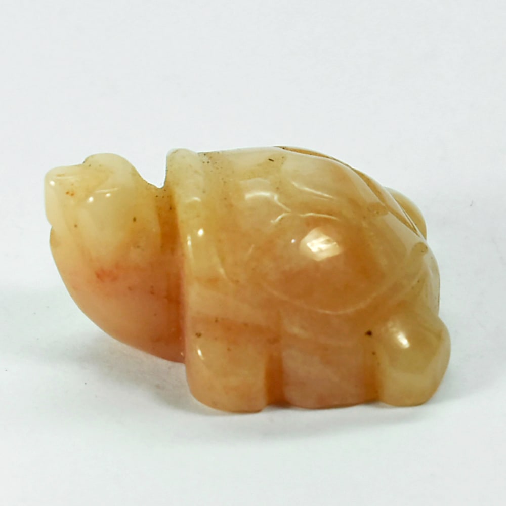 Natural Honey Jade 117.65 Ct. Turtle Carving Size 27 x 37 x 17 Mm. From Myanmar: Product ID: 818102419 Product Name: Natural Gemstones Weight: 117.65 CT. Size: 27 x 37 x 17 MM. Shape: Caving Color: multi Color brown Honey Clarity:Opaque Luster: Good Gems Origin: Burma Treatment: U