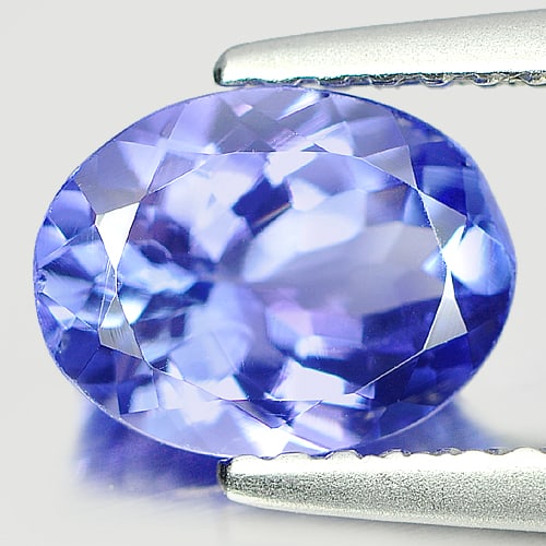 Natural Violetish Blue Tanzanite 1.43 Ct. Oval Shape 8 x 6.1 Mm. Gemstone From Tanzania: Product ID: 807008972 Product Name: Natural Tanzanite Weight: 1.43 CT. Size: 8 x 6.1 x 4 MM. Shape: Oval Color: Purple Clarity:VSI Luster: Very Good Gems Origin: Tanzania Treatment: Heated Crystal Str