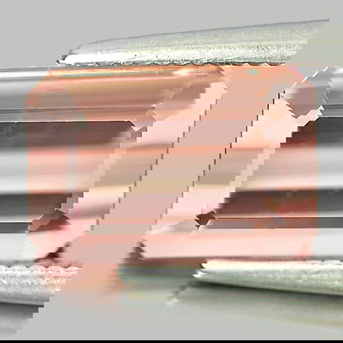 Natural Peach Pink Tourmaline 2.65 Ct. Octagon Shape 9.3 x 6.4 Mm Gemstone From Nigeria (1 of 3)